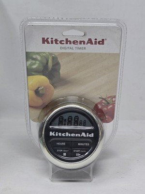 KitchenAid KC150OHOBA Digital Kitchen Timer, Black, Easy-to-read Display - New