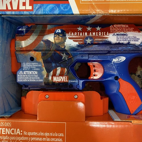 Nerf Marvel Captain America Blaster à Fléchettes Avec Holster Et 10 Fléchettes