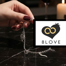 Bracciale a Cuore Cavo in Argento Sterling 925 per Donna