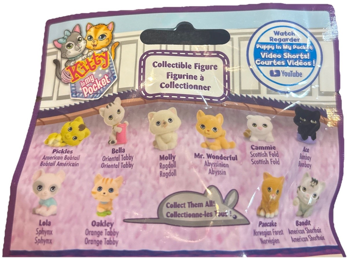 1 Bag—Kitty In My Pocket Series 2—Blind Bag Kitties Toys—New—SHIPS