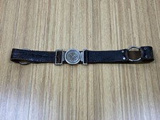 Vintage Leder Gürtel Pfadfinder DPSG Sankt Georg Fleur-de-Lis Schnalle Rüsthaus