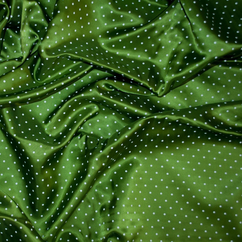 Italian designer viscose lining fabric by the yard Polka dot - Image 4 of 4