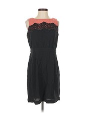 Ann Taylor LOFT Women Black Cocktail Dress 4 Petites