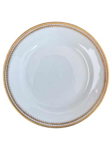 KAHLA Sottopiatto Bianco Bordo Oro Elegante Porcellana 19,5 cm