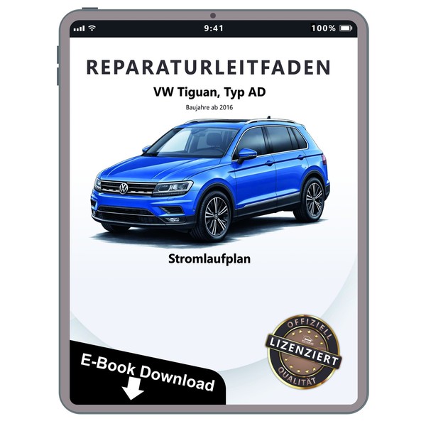 VW Tiguan Typ AD Ab 2016 Schaltplan Stromlaufplan PläNe Werkstatthandbuch PDF-image