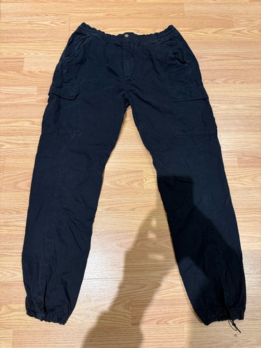 KITH Mens Eldridge Utility Cargo Pants Jogger Size Medium Black Streetwear