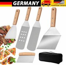 Set di posate da barbecue in acciaio inox 5/8 pezzi set di utensili per barbecue