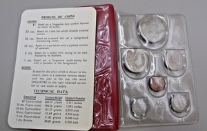 1968 6 Piece Uncirculated Singapore Coin Set