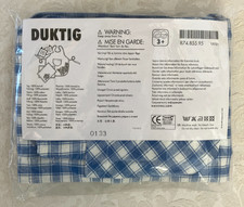 IKEA Children's Play Set Apron Oven Gloves and Kitchen Towels Blue Duktig NEW