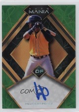 2023 Wild Card Mania Diamond Green Kaleidoscope 3/7 Hedbert Perez Auto 12ty