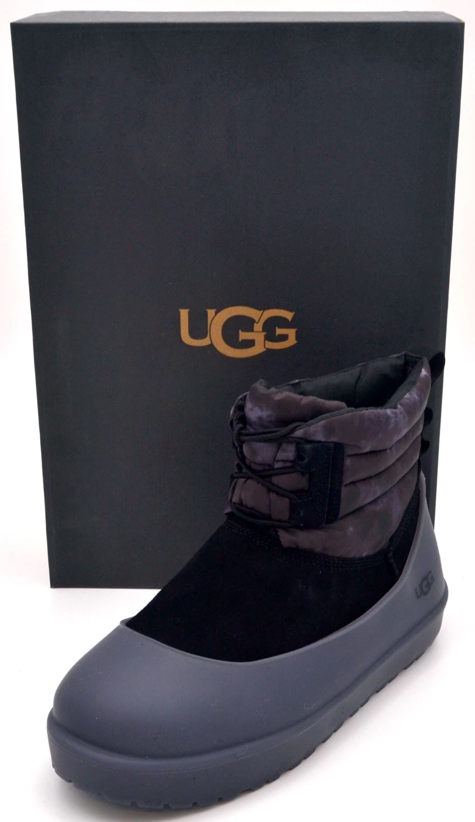 UGG Mens Cl Mini Lace Wea Smokescreen Boots | Black | 1143990-BLK | Authentic