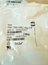 NEW HARTING 09302160307 Han 16B HMC Top-Entry M32 Connector Hood Sealed