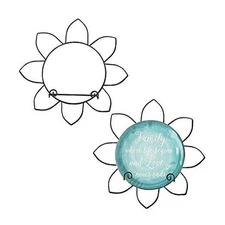 Iron Hanging Display Stand Art Holder Easel Photo Holder Industrial Style 