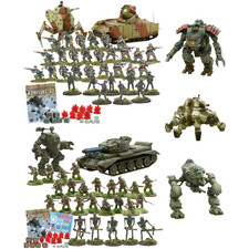 Warlord Games Konflikt '47 Miniatures Bundle Set - 2 Starter Sets and 3 Walkers