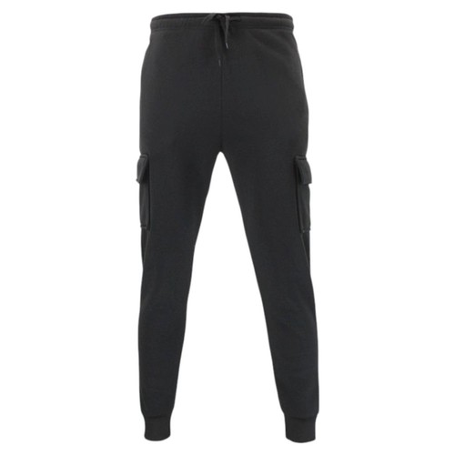 Mens Cargo Fleece Jogger Track Pants Slim Fit Zip Pocket Cuffed Gym Trackies - Picture 6 of 11