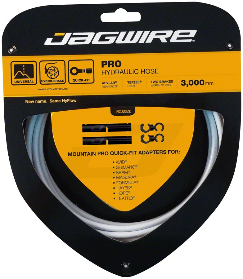Комплект шлангов для гидравлических дисковых тормозов Jagwire Pro 3000 мм, Белый