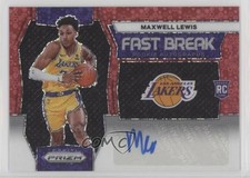 2023 Panini Prizm Fast Break Rookie Red 72/99 Maxwell Lewis #FBR-MAX Auto 1o1x