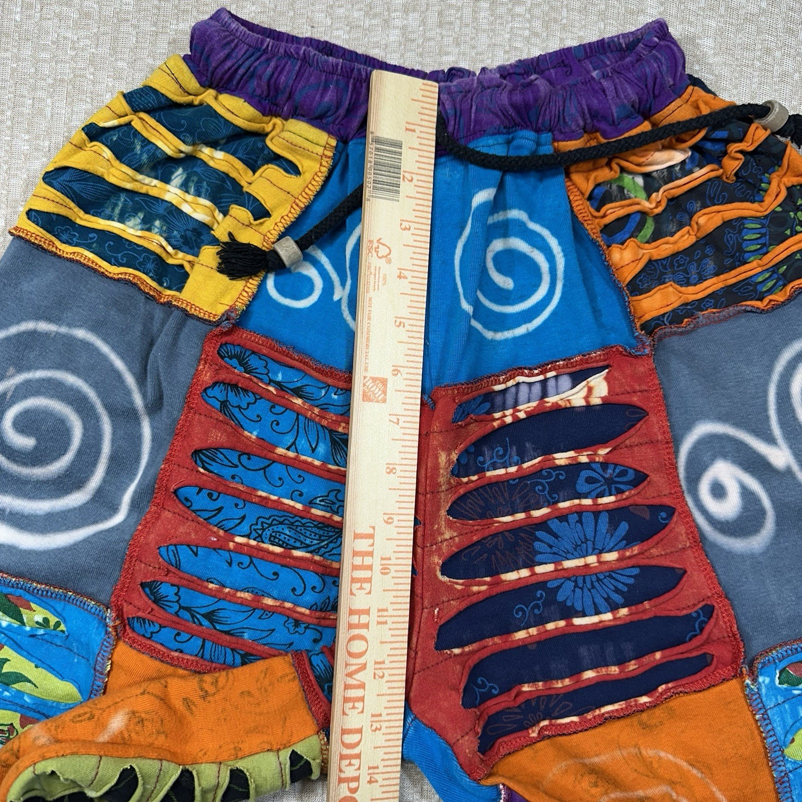 Shop Therapy Patchwork Cargo Pants Medium Unisex … - image 8