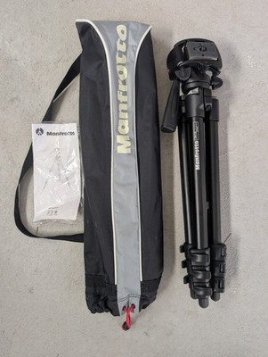 Manfrotto 7301YB Tripod & 3 Way Head w/Case - Great Condition