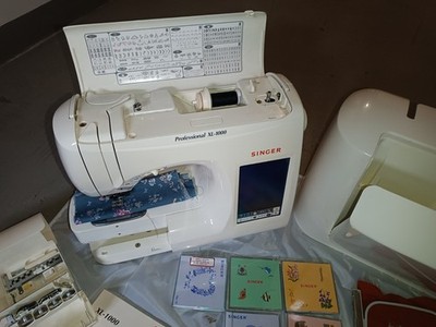 TOP Nähmaschine  SINGER STICKNÄHMASCHINE XL-1000 mit STICKGERÄT  Seide Baumwolle