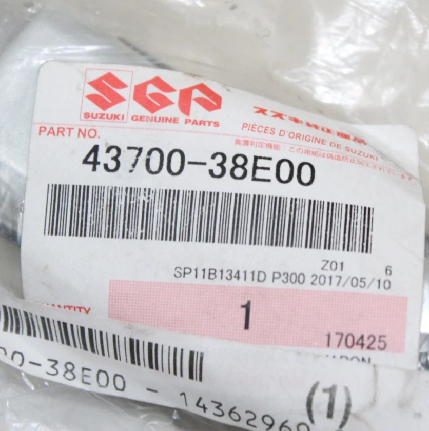 *NUEVO* OEM Suzuki - Conjunto de reposapiés delantero izquierdo - Parte# 43700-38E00 Foto 2 de 3