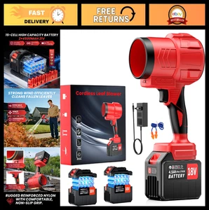 Bouton électrique sans fil avec 2 Batteries, 1,500,000 RPM, 685 CFM, Lightwei