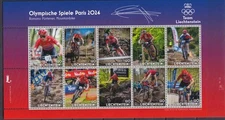 Liechtenstein 2024 Sport, Summer Olympic Games in Paris MNH**