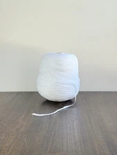 620g 100% Cotton Tape Yarn Cone White 1/1.5nm