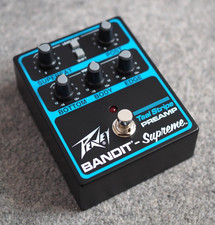 Peavey Bandit Supreme Teal Stripe Preamp Guitar Pedal
