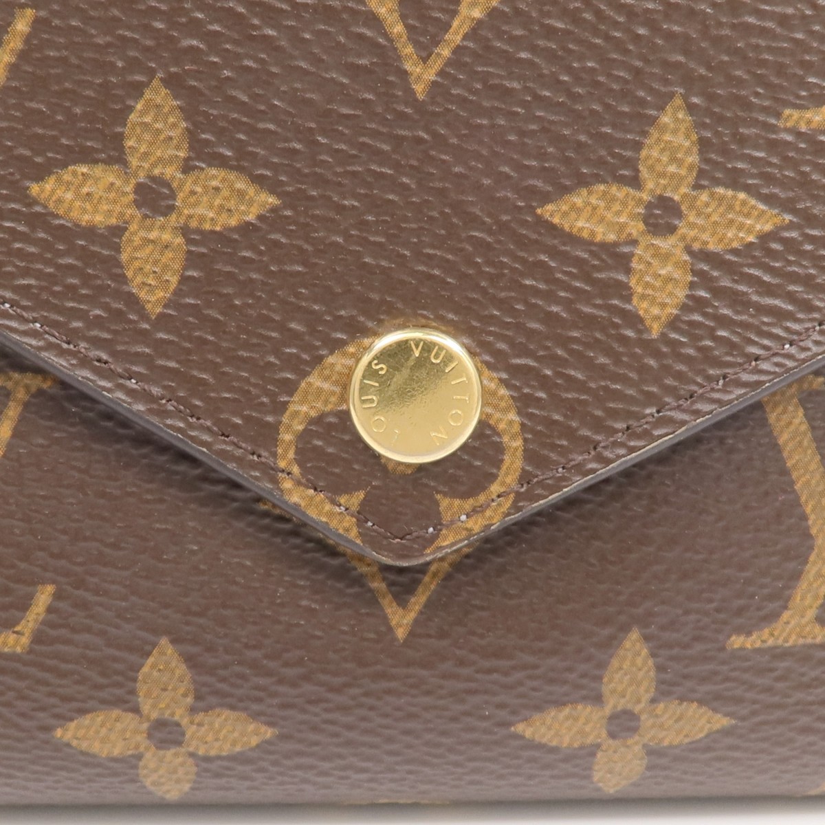 LOUIS VUITTON LV GHW Victorine Wallet M62360 Monogram Canvas Pink