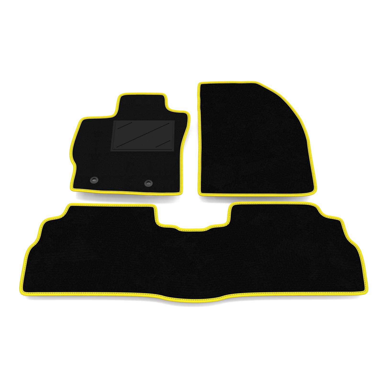 Tapis de sol Toyota Verso 2009-2018 moquette sur mesure habitacle avant arrière