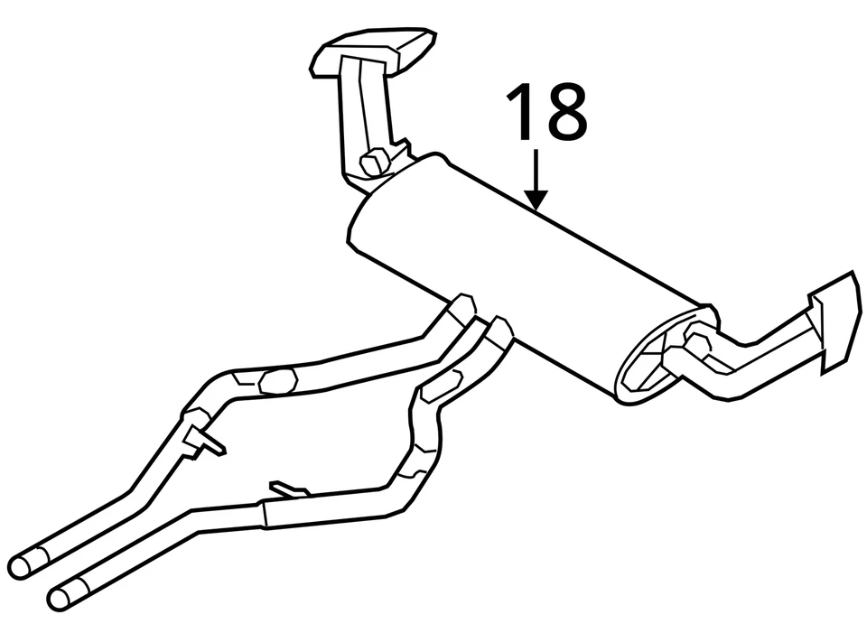 Silenciador de escape BMW X6M X5M 2010-2014  Foto 4 de 4