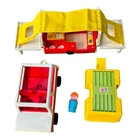 ​Vintage 1972 Fisher Price Little People Pop-Up Camper Set 994 Truck Boat Toy