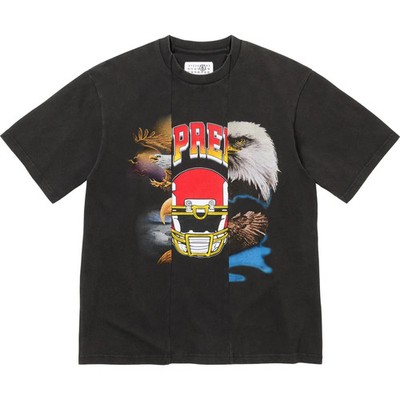 Supreme MM6 Maison Margiela Split S/S Top Black Size L LARGE IN 