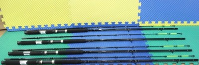 Okuma Classic Pro 8' 6'' Conventional Rod Chartreuse Tip 2Pc CPDR-86M-CT 4-Pack!