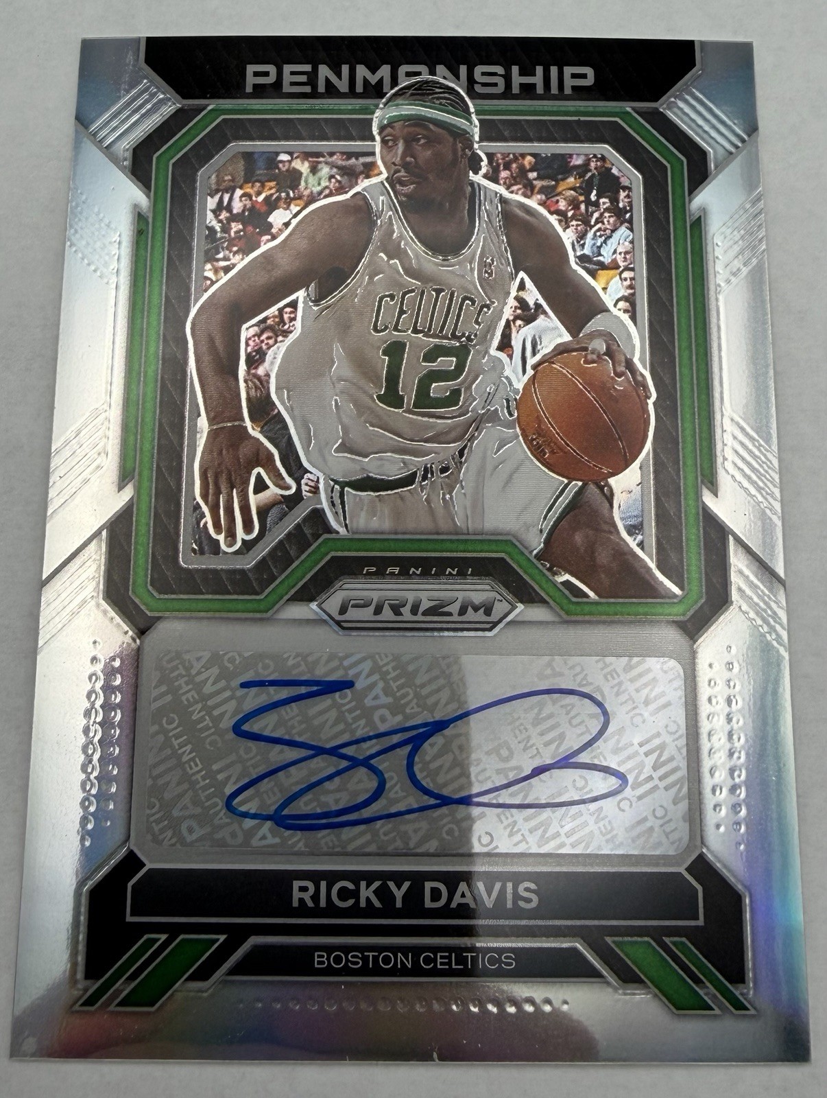 Ricky Davis 2022 Prizm Basketball Penmanship Holo Autograph Card Number #PNM-RDV