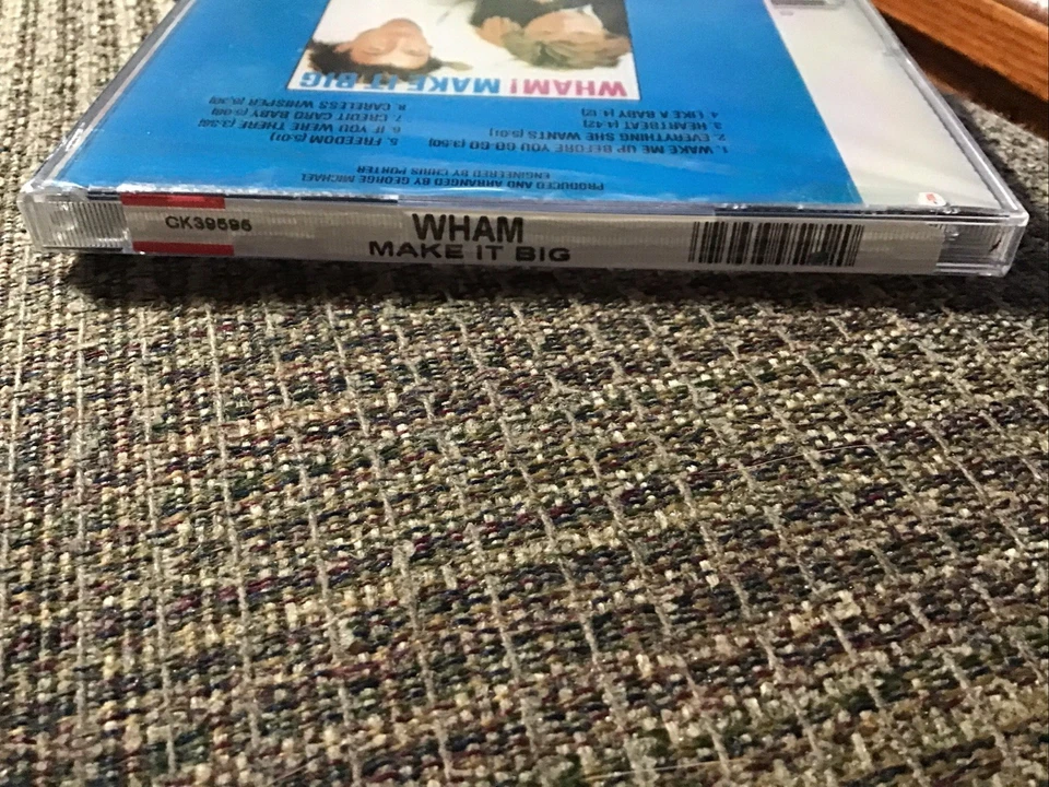 WHAM! MAKE IT BIG 1984 CD COLUMBIA PRINT BRAND NEW 8TRX Foto 3 de 4