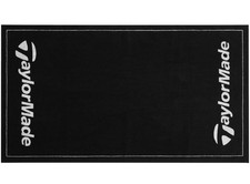 NEW TaylorMade Tour Black 24" x 42" Golf Towel