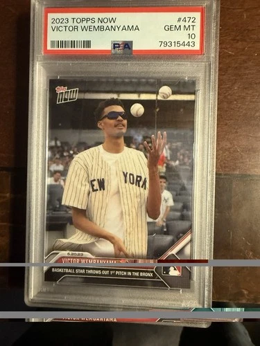 Topps 2023 Topps Now Victor Wembanyama Rookie #472 PSA 10 /48654