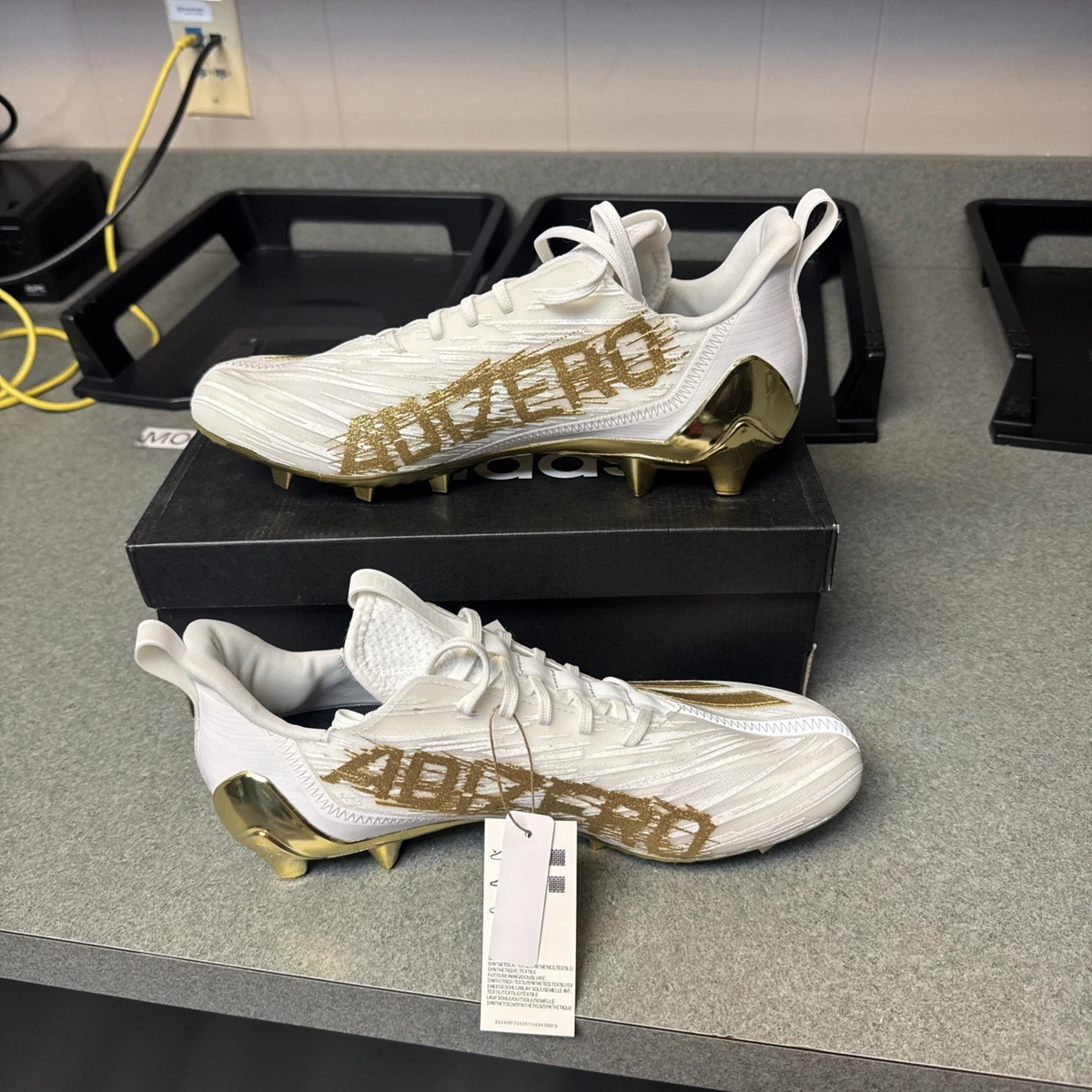 “adizero 5 STAR 8.0“ホワイト/ゴールド Lサイズ Las mejores ofertas en adidas Adizero Cleat White Metallic Gold | eBay