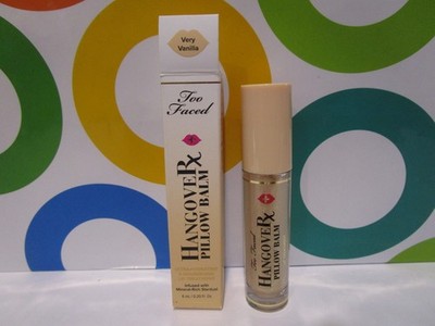 TOO FACED ~ HANGOVER PILLOW TALK PILLOW BALM ~ VERY VANILLA ~ 0.20 OZ
