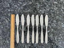 7pcs Place Dinner Knives matching Retroneu Korea TIVOLI CONTOUR silverware READ