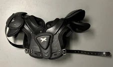Xenith Flyte Football Shoulder Pads Protective Gear Black X-Small Youth