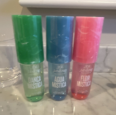 Sol de Janeiro Body Mist Set 3x 3 fl oz: Dança/Água/Flor Mística
