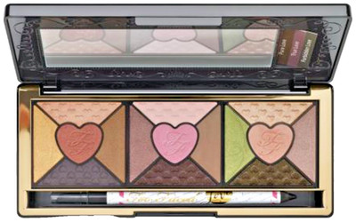 Too Faced Love Eyeshadow Palette+Black Waterproof Eyeliner-Pristine Package-NIB