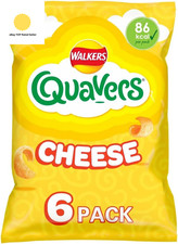 Quavers Cheese Multipack Snacks 6X16G