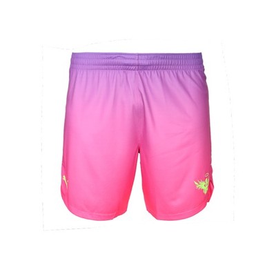 PUMA Team Melo Game Inverse Toxic Basketball Shorts Mens Pink, Purple Casual Ath