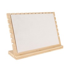 Bamboo Necklace Display Stand Safe Exquisite Jewelry Display Stand For Store