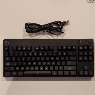 Logitech PRO Tenkeyless Gaming Keyboard Backlit Wired USB Black QWERTY Y-U0031
