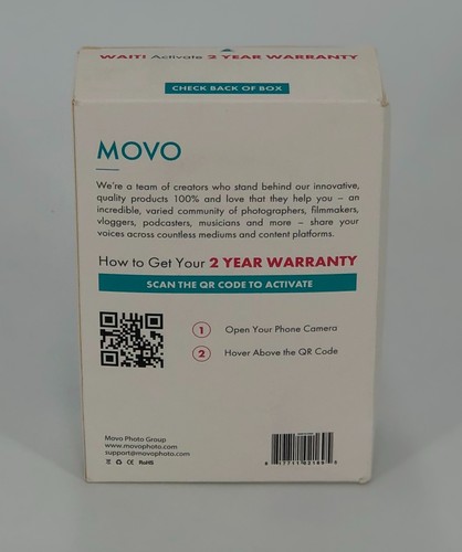 Movo WMX-1 2.4GHz Wireless Lavalier Microphone System Compatible with DSLR Cam-- - Picture 3 of 13